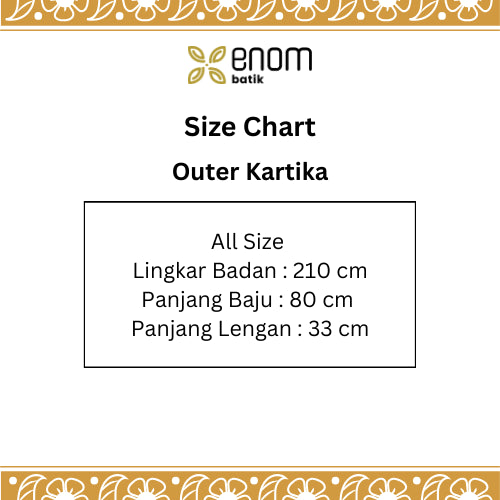 Batik ENOM - Outer Kartika - Outer Batik Wanita - Labuh Series