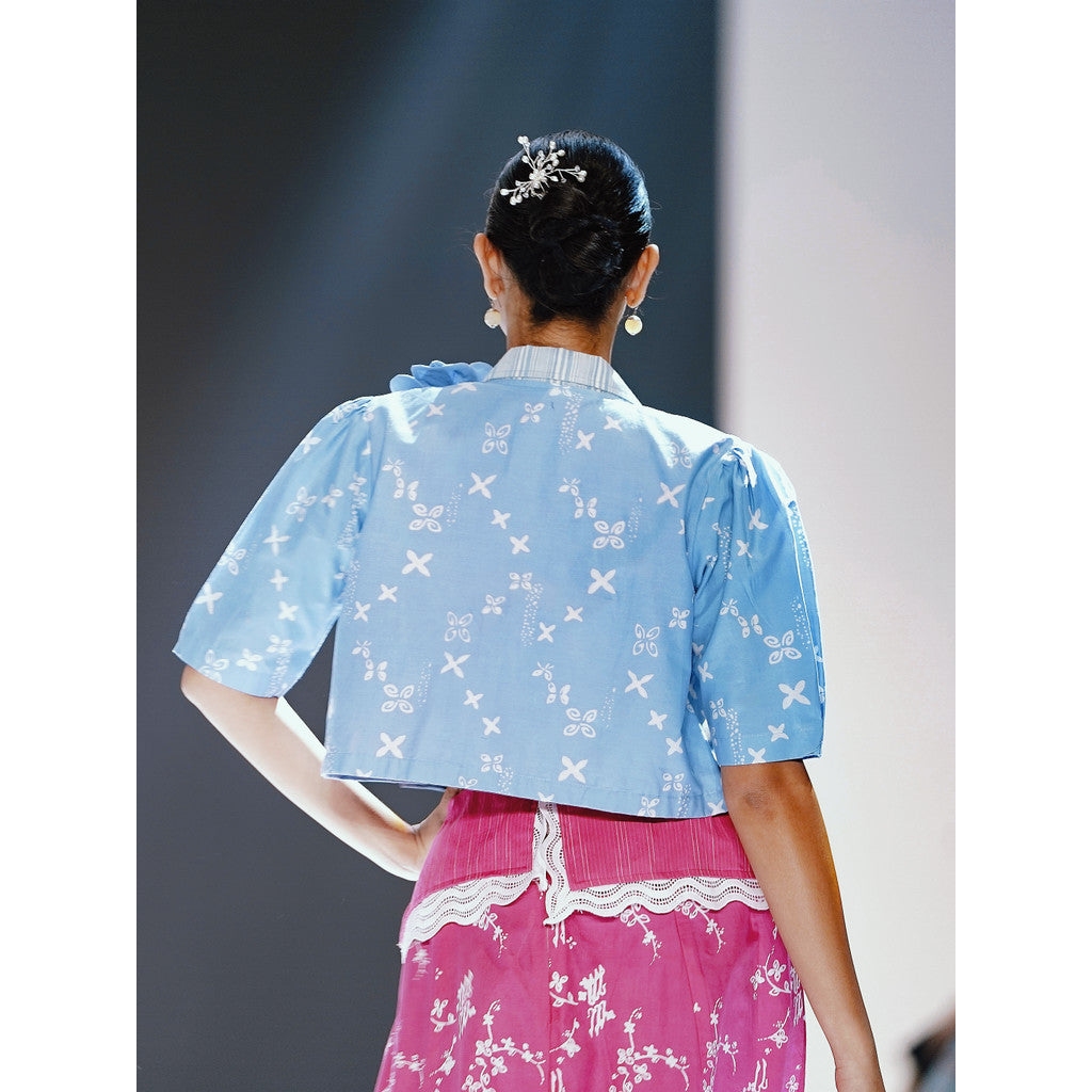 Batik ENOM - Batik Set Wanita Modern Aluna - Seluna - Sore - Soraya - Batik Cap Bahan Katun - Langit Senja Series