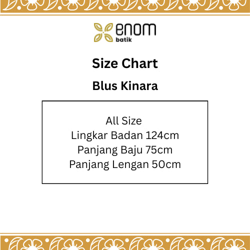 Batik ENOM - Blouse Kinara & Kemeja Skala - Batik Cap Bahan Katun - Baju Batik Wanita Modern - Kemeja Batik Pria Lengan Pendek - Rasa Tropical Series