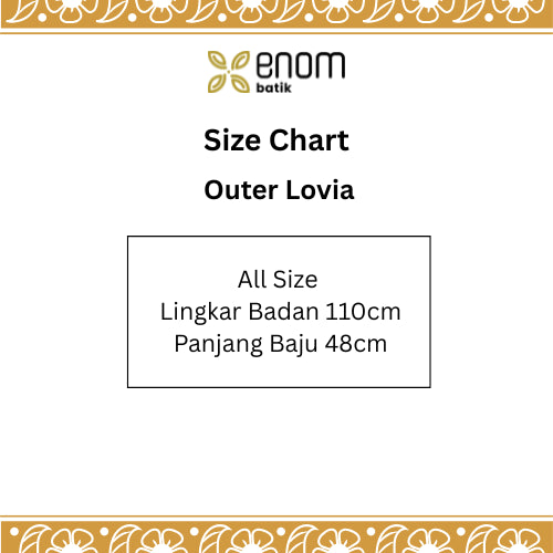 Batik ENOM - Outer Lovia & Rok Ayunda - Batik Cap Bahan Katun - Outer Batik Wanita Modern - Rasa Tropical Series