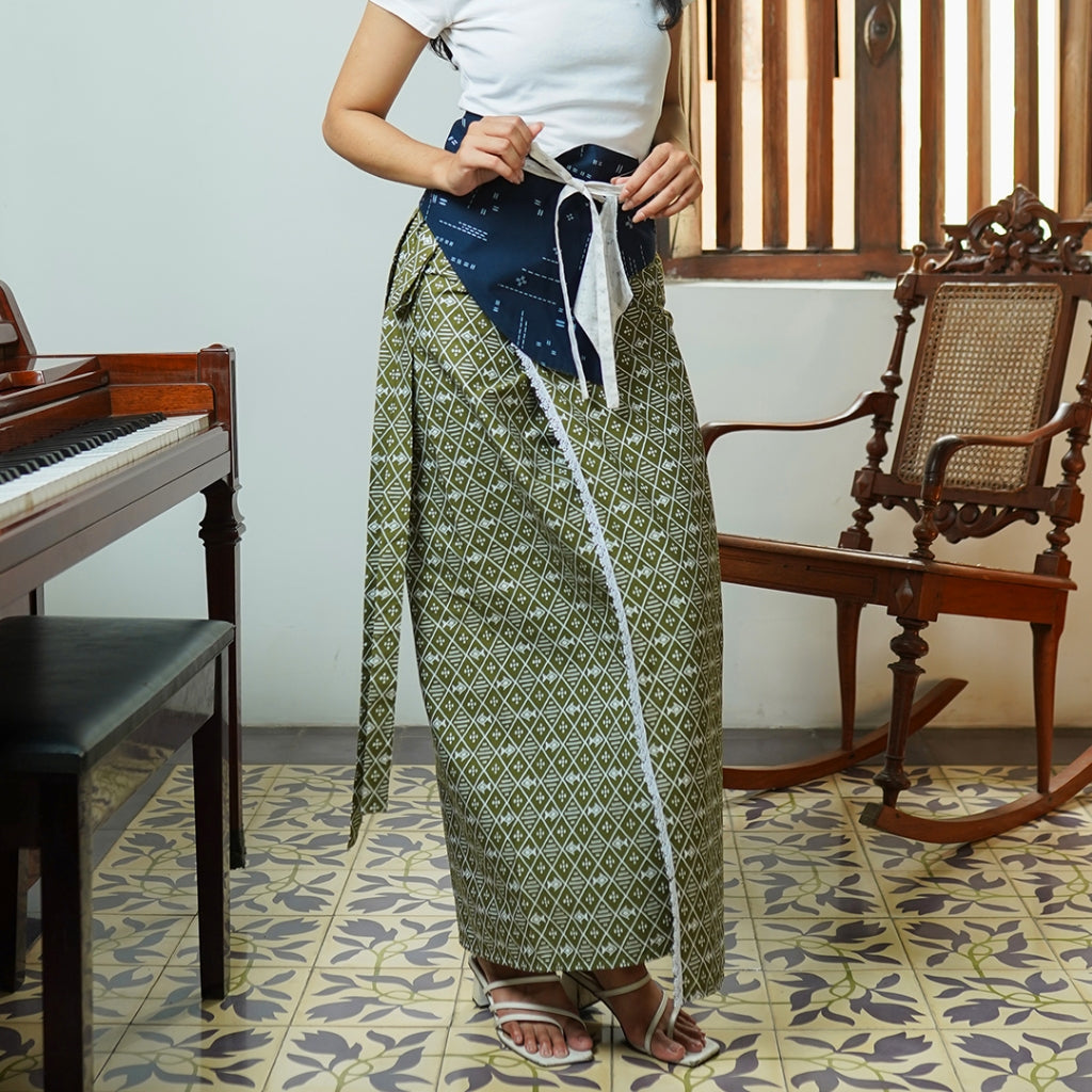 Batik ENOM - Rok Tiara & Sofia - Rok Lilit Batik Modern - Rok Batik Cap