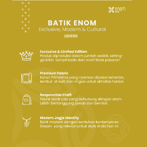 Batik ENOM - Outer Kartika - Outer Batik Wanita - Labuh Series