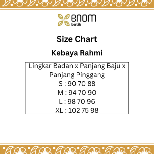 Batik ENOM - Kebaya Rahmi - Kebaya Modern Tanpa Lengan - Labuh Series