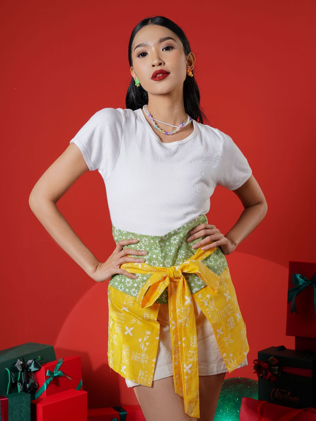OBI BELT ALL SIZE KOMBINASI PRINT SENANDUNG LINA Z04715