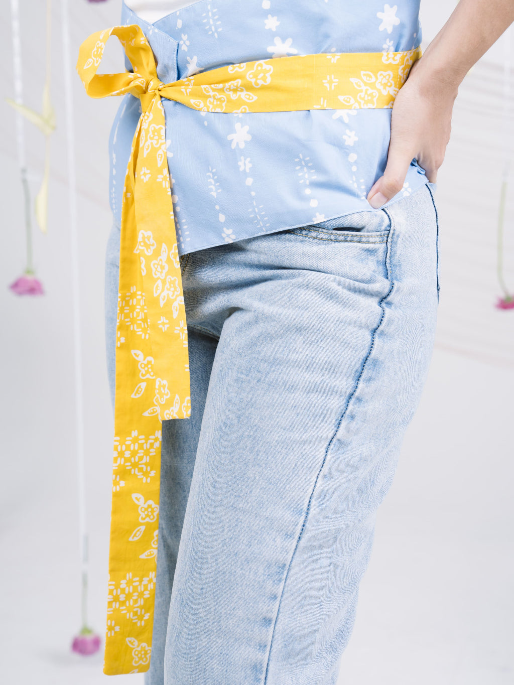 Batik ENOM - Aida & Nami - Batik Cap Bahan Katun - Obi Belt Batik  - Obi Belt Modern - Labuh Series