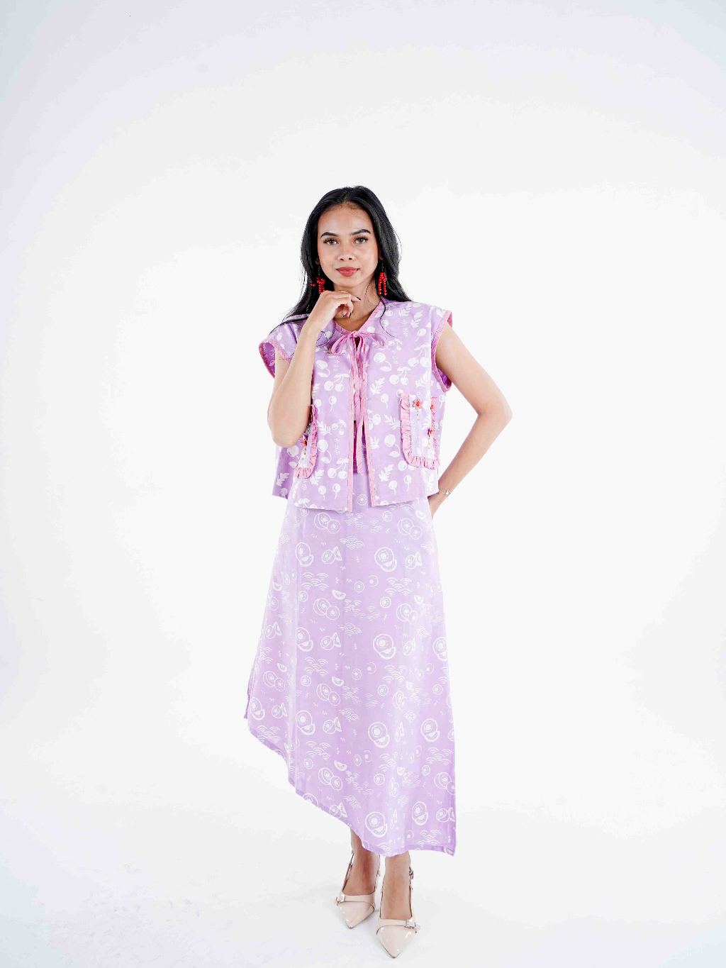 ROK ALL SIZE LILAC CAP RASA AYUNDA Z07141