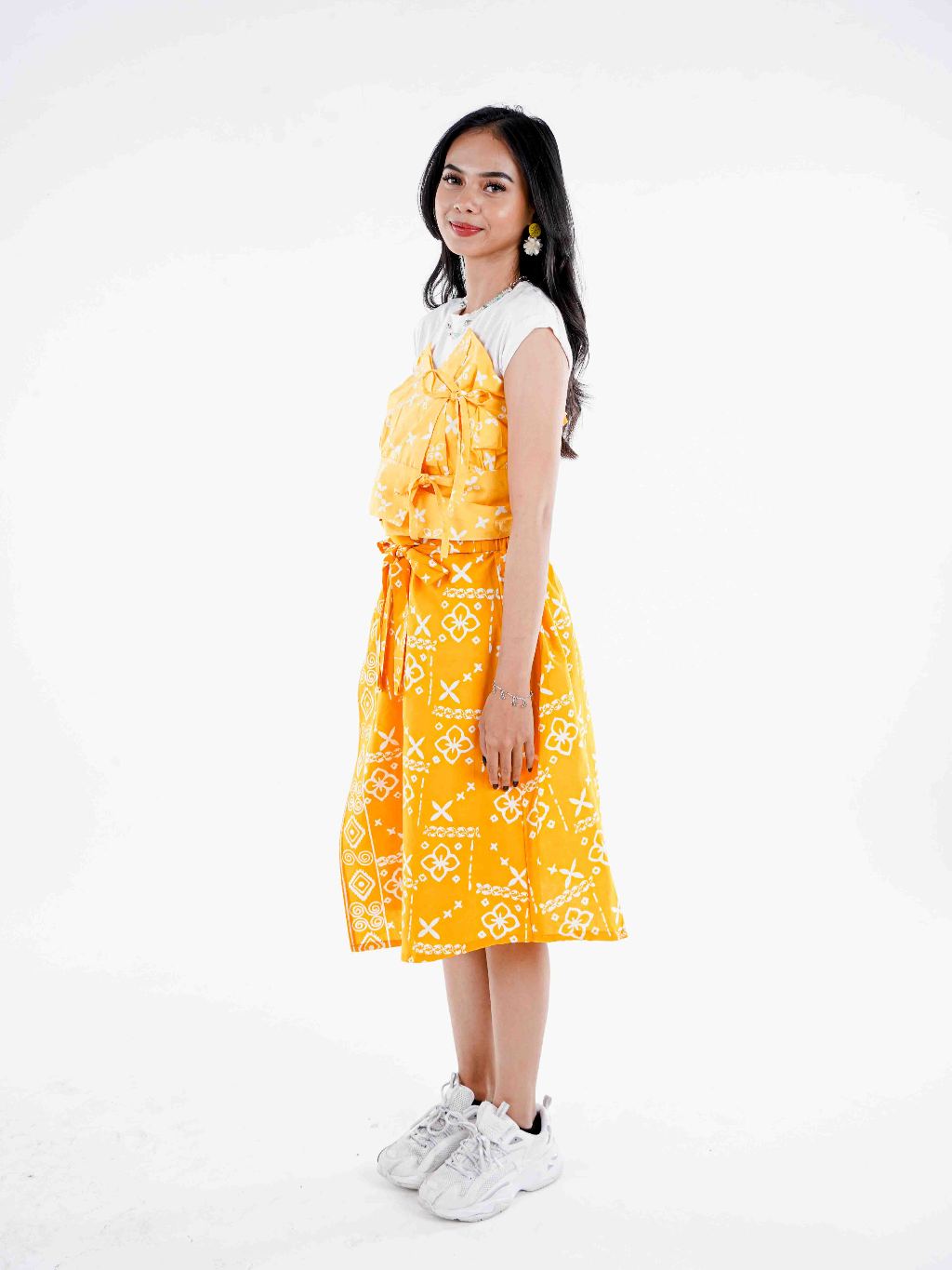 Batik ENOM - Blus Hanna & Rok Vara - Atasan batik wanita - Rok Pendek Bahan Katun