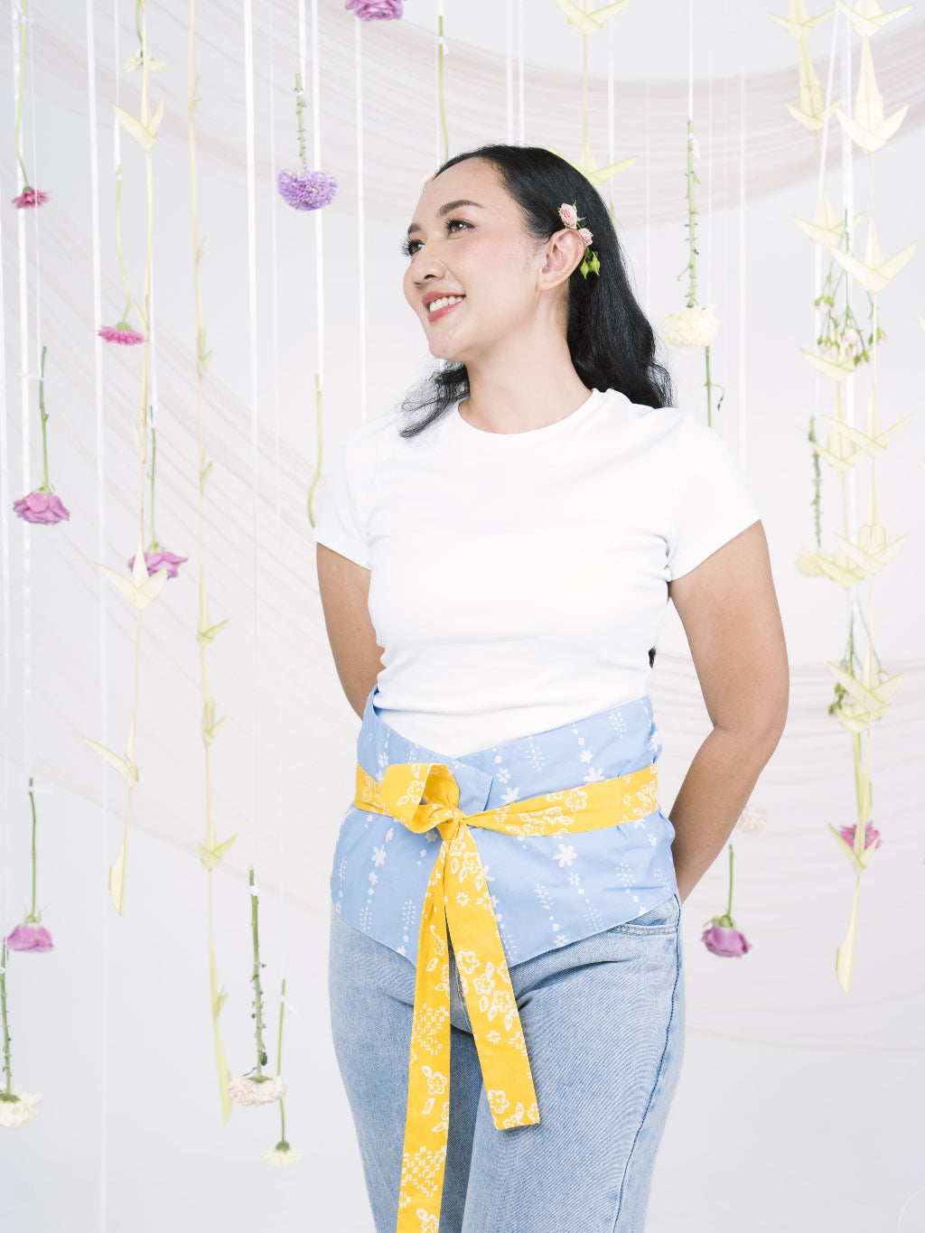 Batik ENOM - Aida & Nami - Batik Cap Bahan Katun - Obi Belt Batik  - Obi Belt Modern - Labuh Series