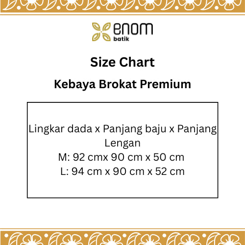 Batik ENOM - Kebaya Brokat Premium - Kahiyang Series