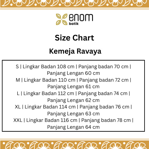 Ravaya | Kemeja Batik Pria Lengan Panjang | Sorai