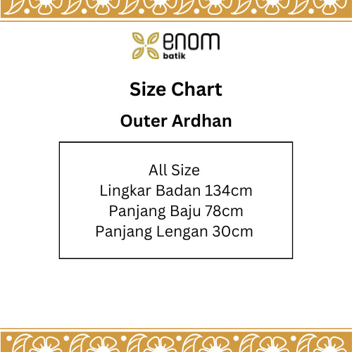 Batik ENOM - Outer Ardhan - Outer Terra - Blouse Lumora Batik Cap Bahan Katun - Outer Wanita Lengan Pendek - Rona Bumi Series
