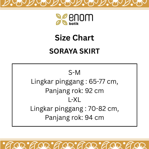 Aluna, Seluna & Soraya | Set Blouse dan Rok Batik Wanita | Langit Senja