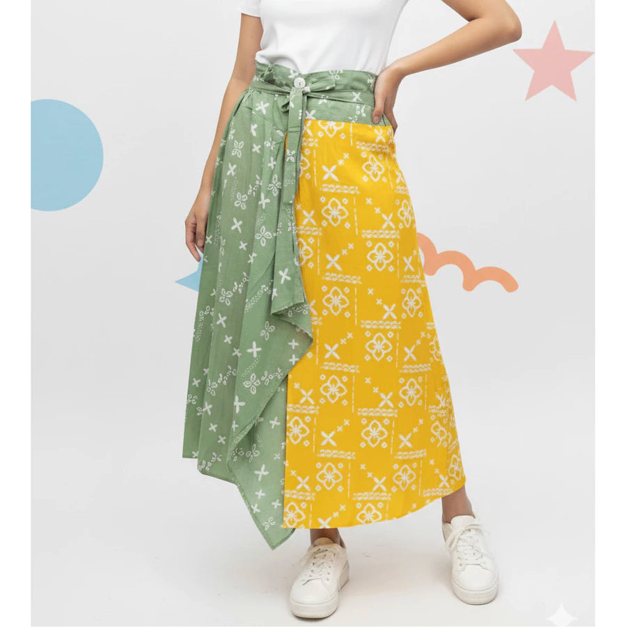 Batik ENOM - Rok Merida & Shinta / Rok Lilit Batik Cap Motif Modern Premium