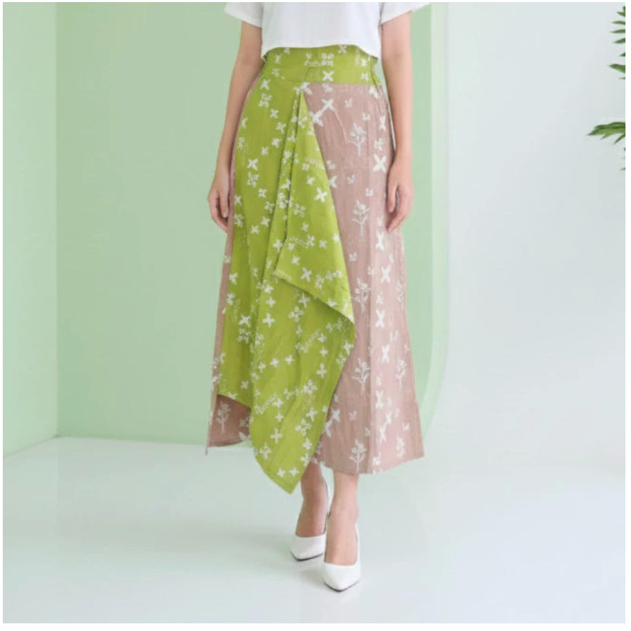 Batik ENOM - Rok Merida & Shinta / Rok Lilit Batik Cap Motif Modern Premium