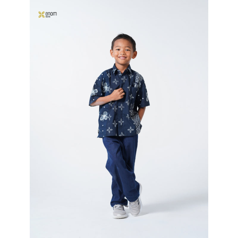Batik ENOM - GAUNG SERAYA Kairo / Kids Serries  - Busana Anak Laki Laki Batik Cap Bahan Katun