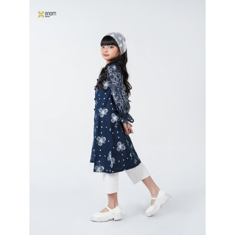Batik ENOM - GAUNG SERAYA Mira / Kids Serries  - Busana Anak Perempuan Batik Cap Bahan Katun