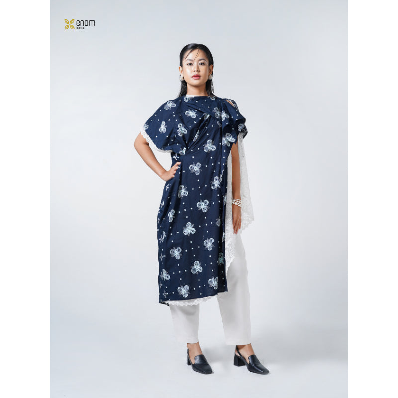 Batik ENOM - Tunik  GAUNG SERAYA / Ayana - Dress Lebaran Batik Premium Batik Cap Baju Hari Raya