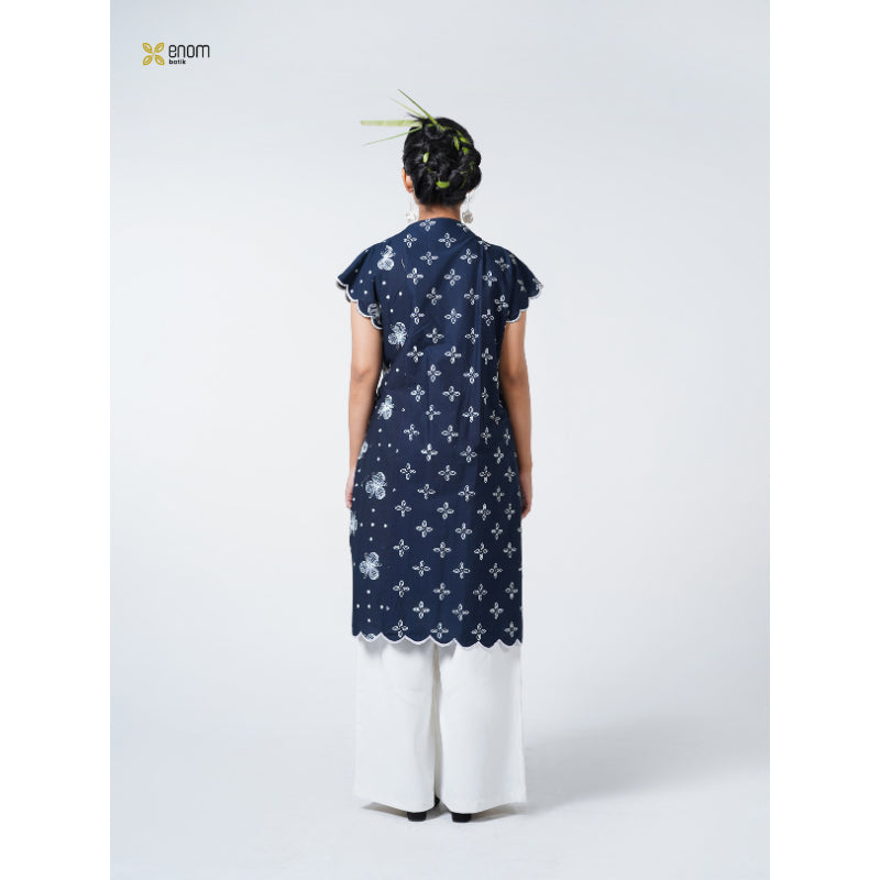 Batik ENOM - Tunik  GAUNG SERAYA / Ameera - Dress Lebaran Batik Premium Batik Cap Baju Hari Raya