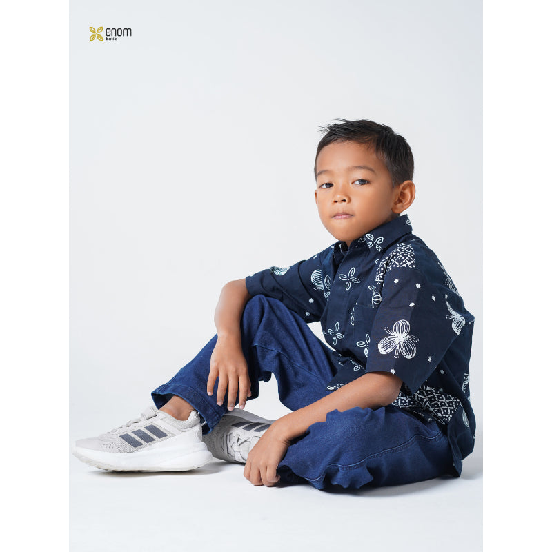 Batik ENOM - GAUNG SERAYA Kairo / Kids Serries  - Busana Anak Laki Laki Batik Cap Bahan Katun