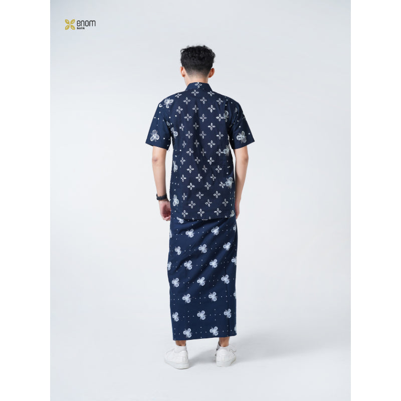 Batik ENOM - Kemeja GAUNG SERAYA / Malik - Kemeja Pria Hari Raya Batik Cap Katun