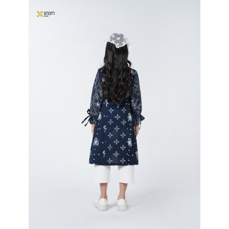 Batik ENOM - GAUNG SERAYA Mira / Kids Serries  - Busana Anak Perempuan Batik Cap Bahan Katun