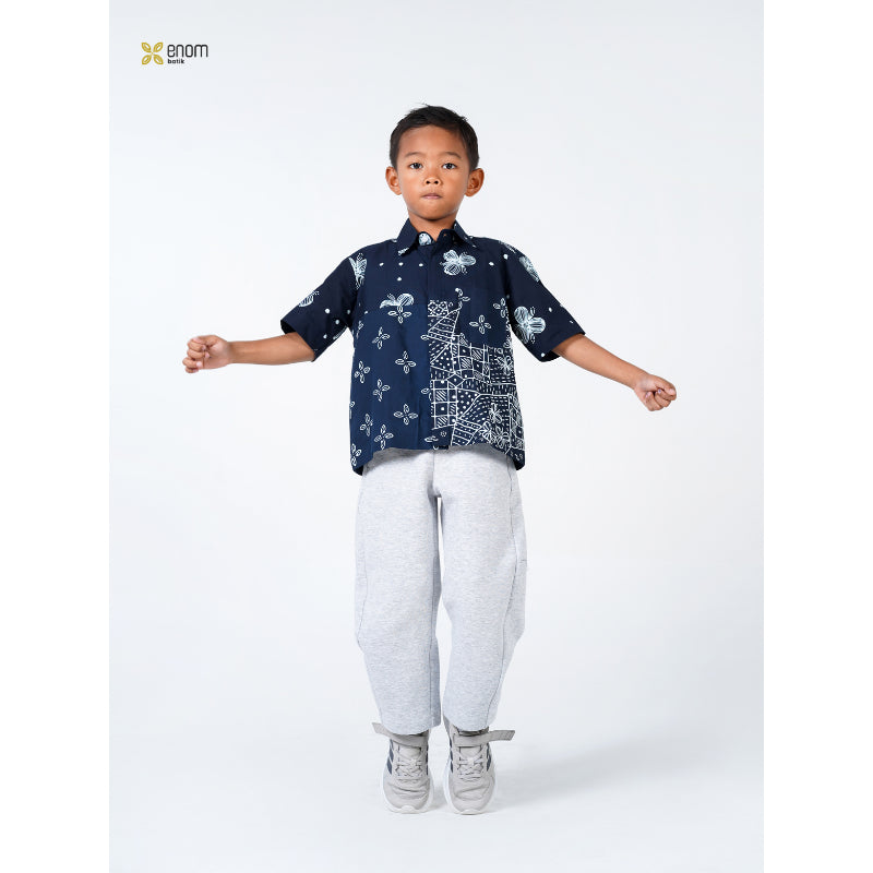 Batik ENOM - GAUNG SERAYA Zaky / Kids Serries  - Busana Anak Laki Laki Batik Cap Bahan Katun