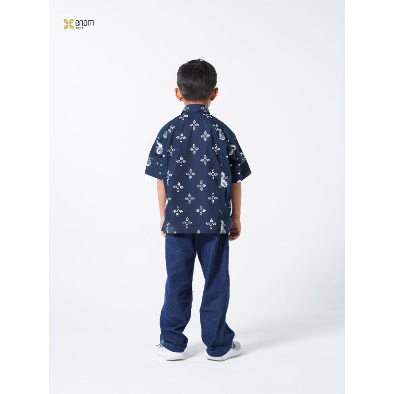 Batik ENOM - GAUNG SERAYA Kairo / Kids Serries  - Busana Anak Laki Laki Batik Cap Bahan Katun