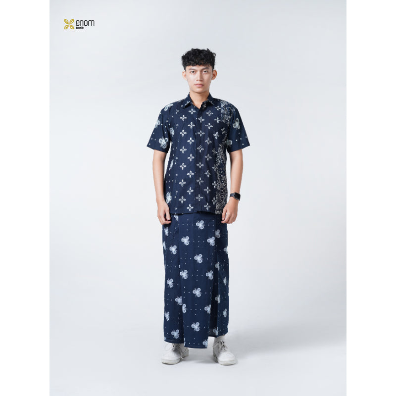 Batik ENOM - Kemeja GAUNG SERAYA / Malik - Kemeja Pria Hari Raya Batik Cap Katun