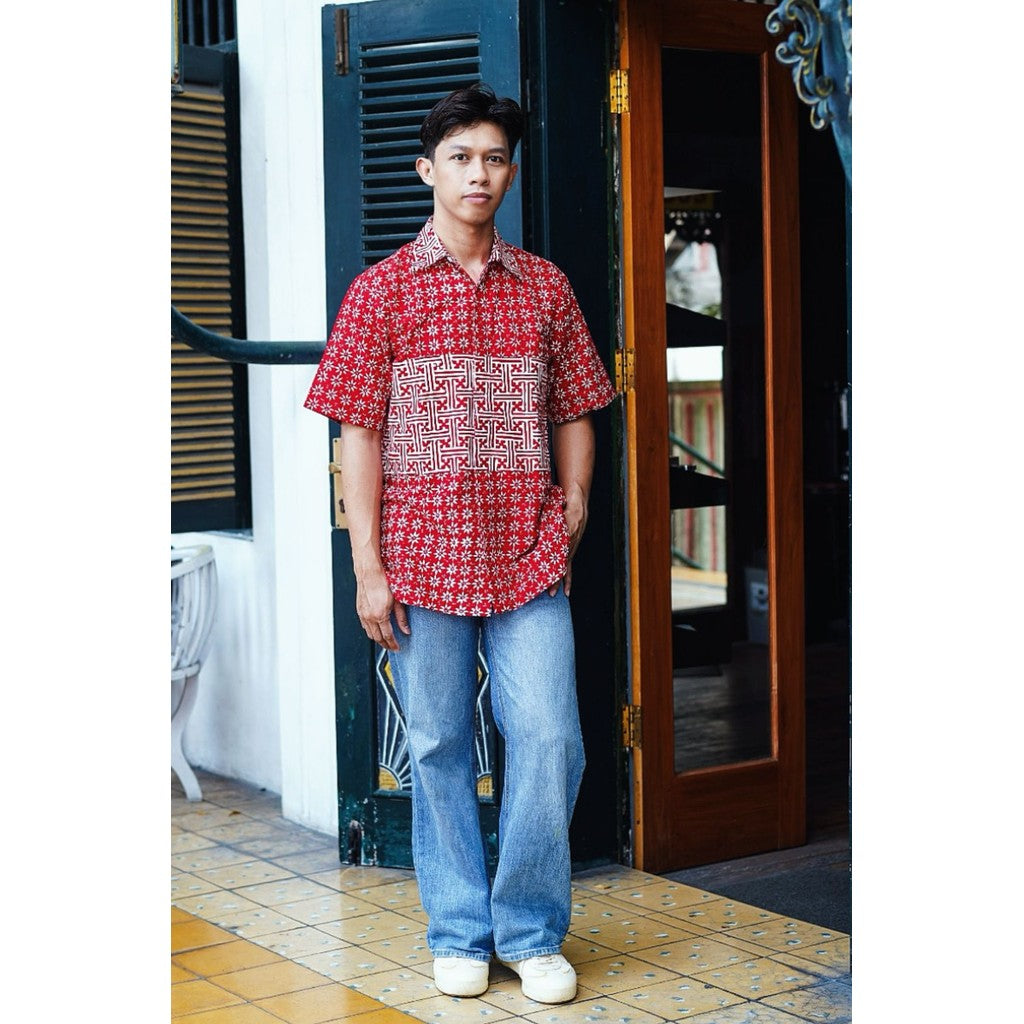 KEMEJA REGULER PD RED CAP SORAI RUME Z07704