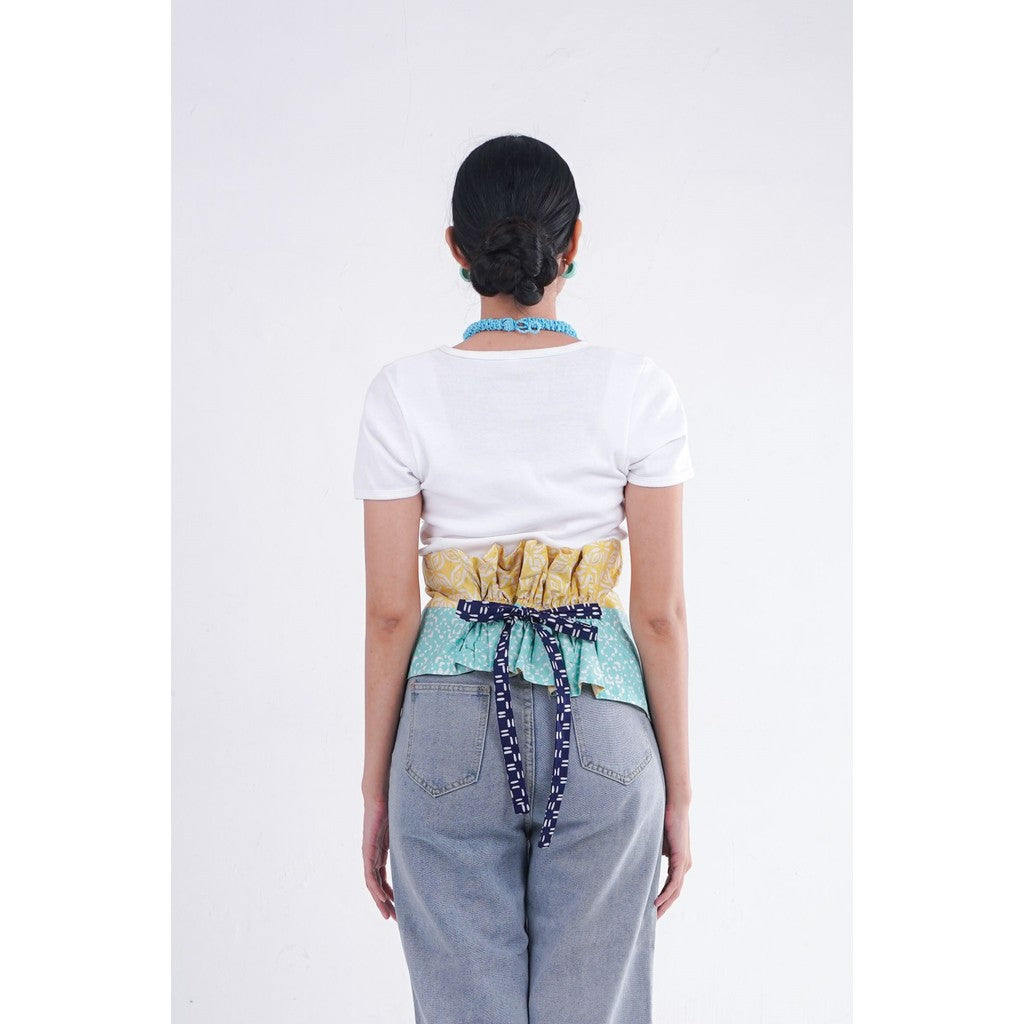 Batik ENOM - Obi Milia & Sephia - Luminara Series - Obi Belt Batik - Obi Belt Modern