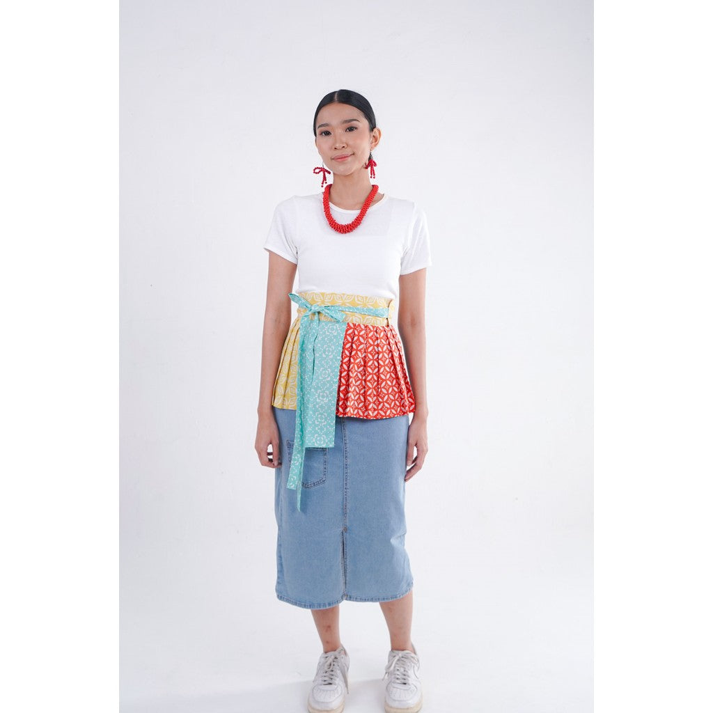 Batik ENOM - Obi Milia & Sephia - Luminara Series - Obi Belt Batik - Obi Belt Modern
