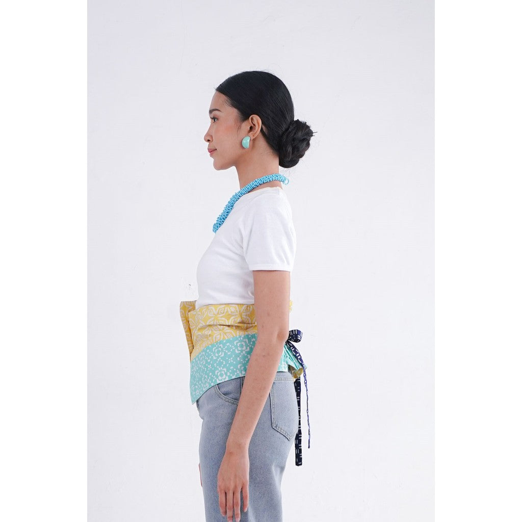 Batik ENOM - Obi Milia & Sephia - Luminara Series - Obi Belt Batik - Obi Belt Modern