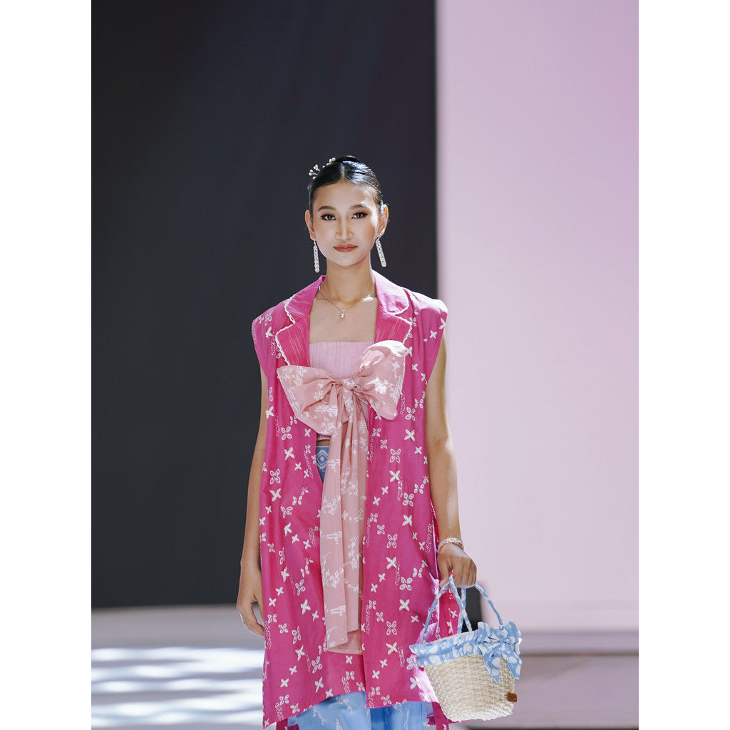 Ilona, Sundari & Mega | Set Outer, Tanktop dan Celana Batik Wanita | Langit Senja