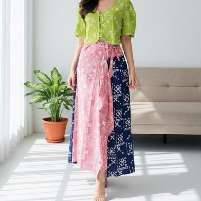 Batik ENOM - Rok Merida & Shinta / Rok Lilit Batik Cap Motif Modern Premium