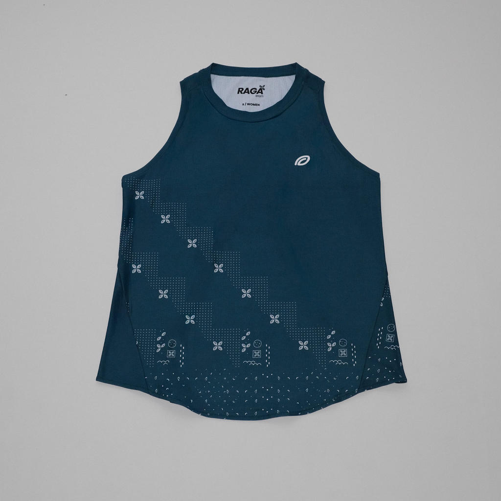 Raga Enom from Batik Enom - Women's Sleeveless Polo | Raga Enom Women's Sleeveless Polo Shirt Wanita Casual Premium