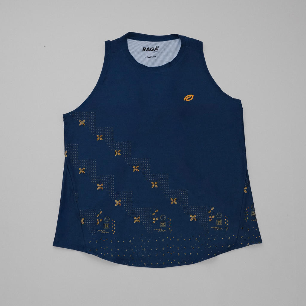 Raga Enom from Batik Enom - Women's Sleeveless Polo | Raga Enom Women's Sleeveless Polo Shirt Wanita Casual Premium