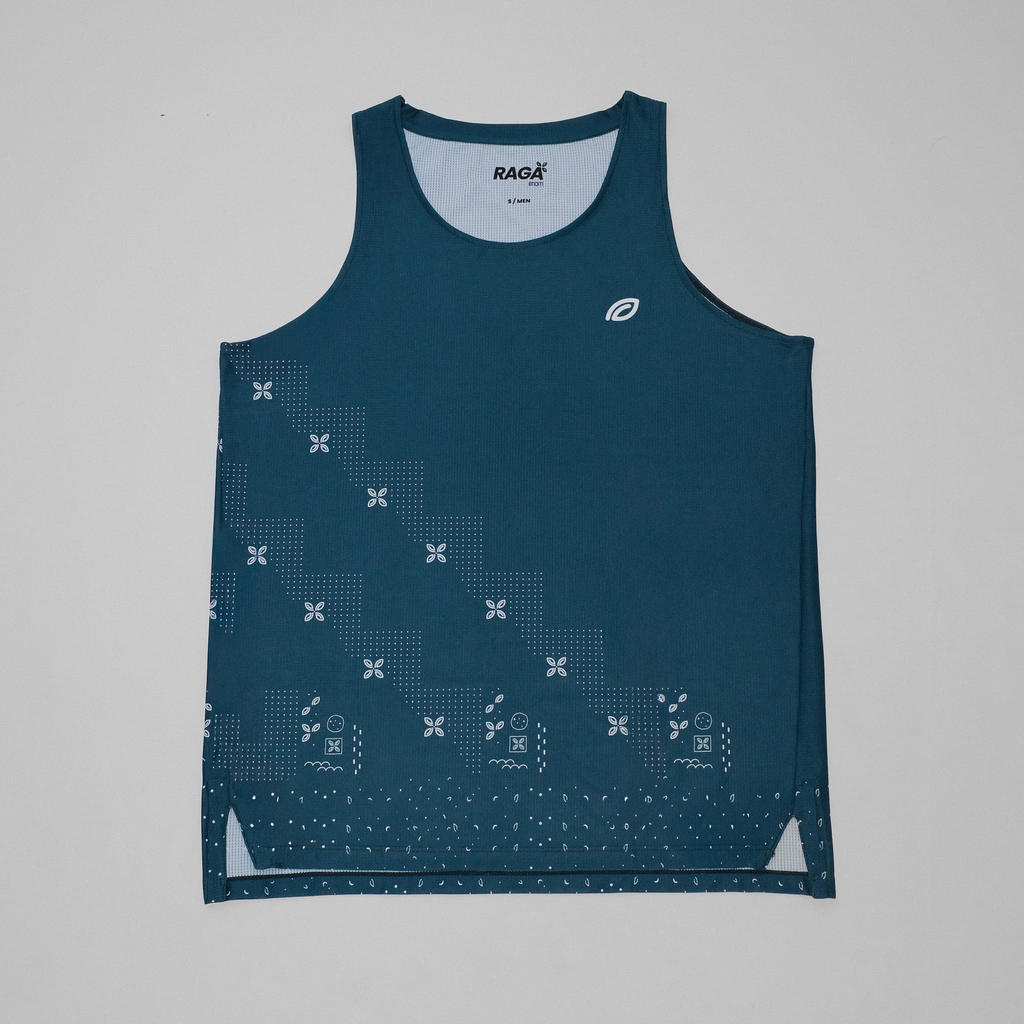 Raga Enom from Batik Enom - Men's Sleeveless Jersey | Singlet Batik Pria Lengan Pendek Premium