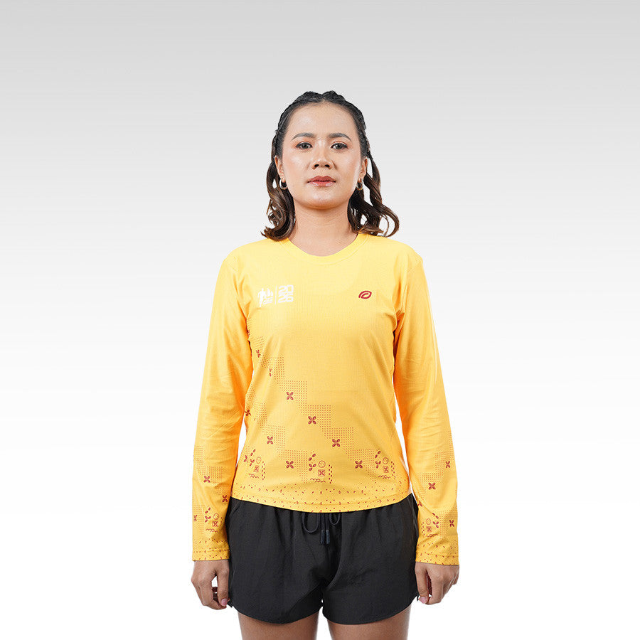 MJM x Raga Enom from Batik Enom - Raga Enom Kinanti Jersey Lengan Pendek Wanita Premium Sport Casual Nyaman dan Adem | Raga Enom Women's Sleeveless Polo Shirt Wanita Casual Premium