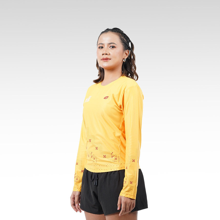 MJM x Raga Enom from Batik Enom - Raga Enom Kinanti Jersey Lengan Pendek Wanita Premium Sport Casual Nyaman dan Adem | Raga Enom Women's Sleeveless Polo Shirt Wanita Casual Premium