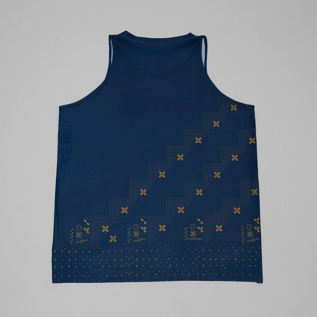 Raga Enom from Batik Enom - Men's Sleeveless Jersey | Singlet Batik Pria Lengan Pendek Premium