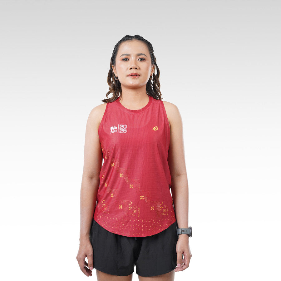 MJM Raga Enom from Batik Enom - Nadi Women's Sleeveless Polo | Raga Enom Women's Sleeveless Polo Shirt Wanita Casual Premium