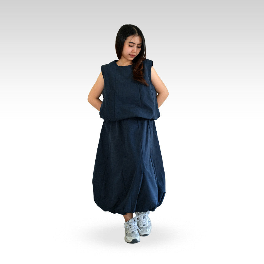 Elthea | One Set Atasan & Rok Balon – Batik ENOM
