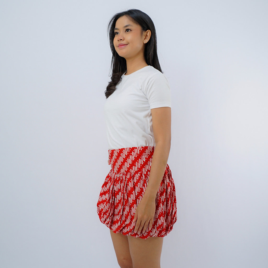 Batik ENOM - Rok Balon Loka Rok Wanita dengan Motif Batik Modern