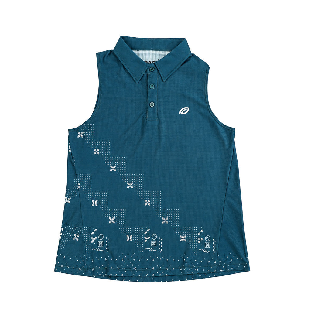 Raga ENOM - Jersey Wanita Polo Sleeveless / Jersey Batik Wanita Premium Printed