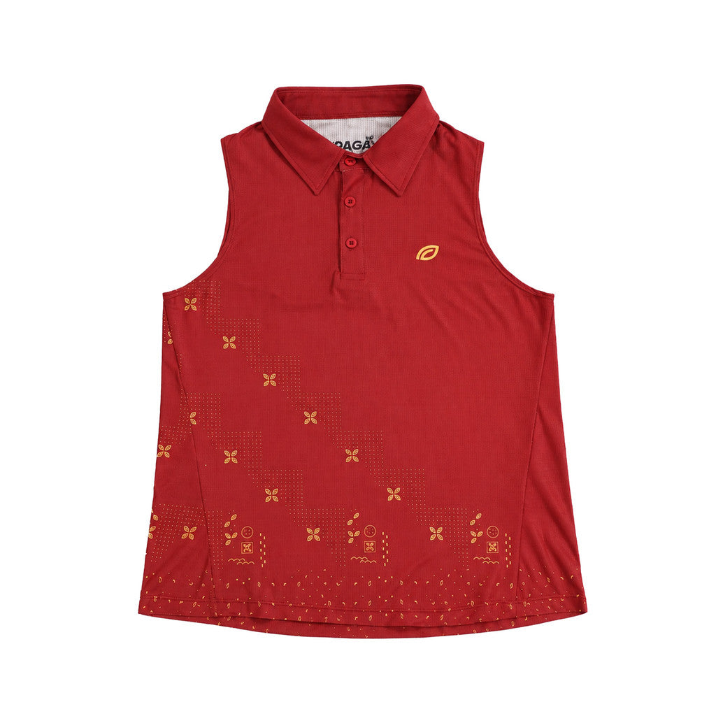 Raga ENOM - Jersey Wanita Polo Sleeveless / Jersey Batik Wanita Premium Printed