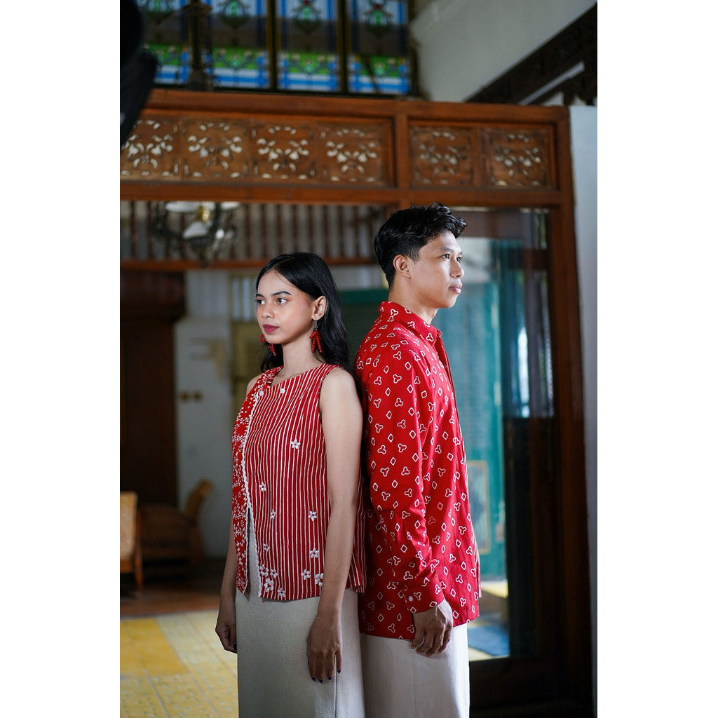Ravaya | Kemeja Batik Pria Lengan Panjang | Sorai