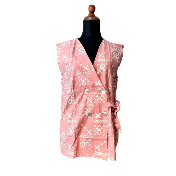 Batik ENOM - Outer Jena - Sheila - Batik Cap Bahan Katun - Outer Batik - Batik Wanita Modern - Patchwork Menawan Series