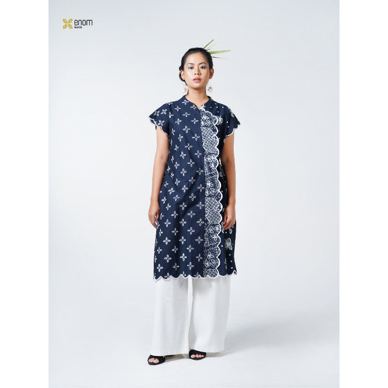 Batik ENOM - Tunik  GAUNG SERAYA / Ameera - Dress Lebaran Batik Premium Batik Cap Baju Hari Raya