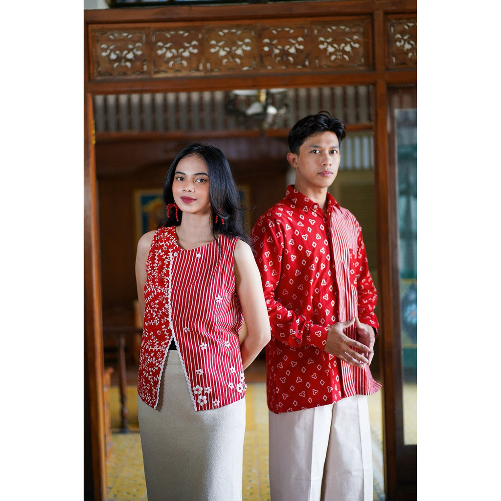 Ravaya | Kemeja Batik Pria Lengan Panjang | Sorai