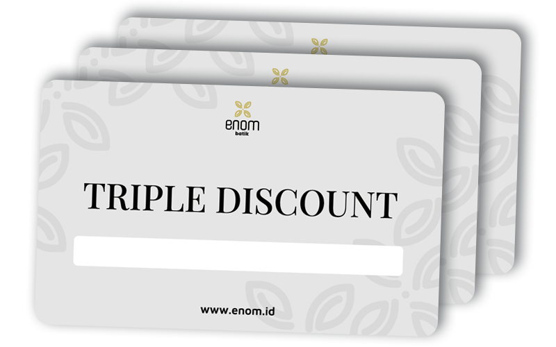 triple discount enom batik
